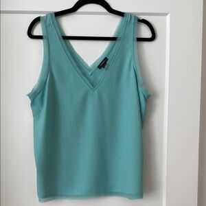 Halogen blue Sleeveless Tank Top